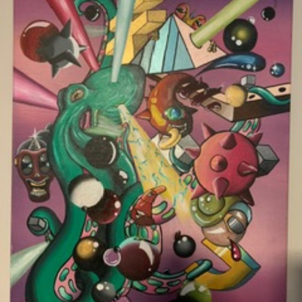 24x30 acrylic painting, canvas